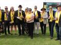 The Westside Punters Club at the Wagga Gold Cup on Friday. The group has been coming to the city's biggest race day since each year since 2015. Picture by Tom Dennis
